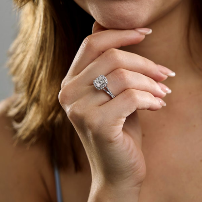 Terra Bliss Asscher Cut Lab-Grown Solitaire Ring