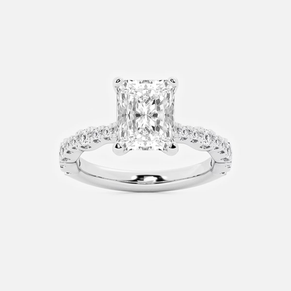 Solène – Radiant Cut Solitaire Diamond Ring