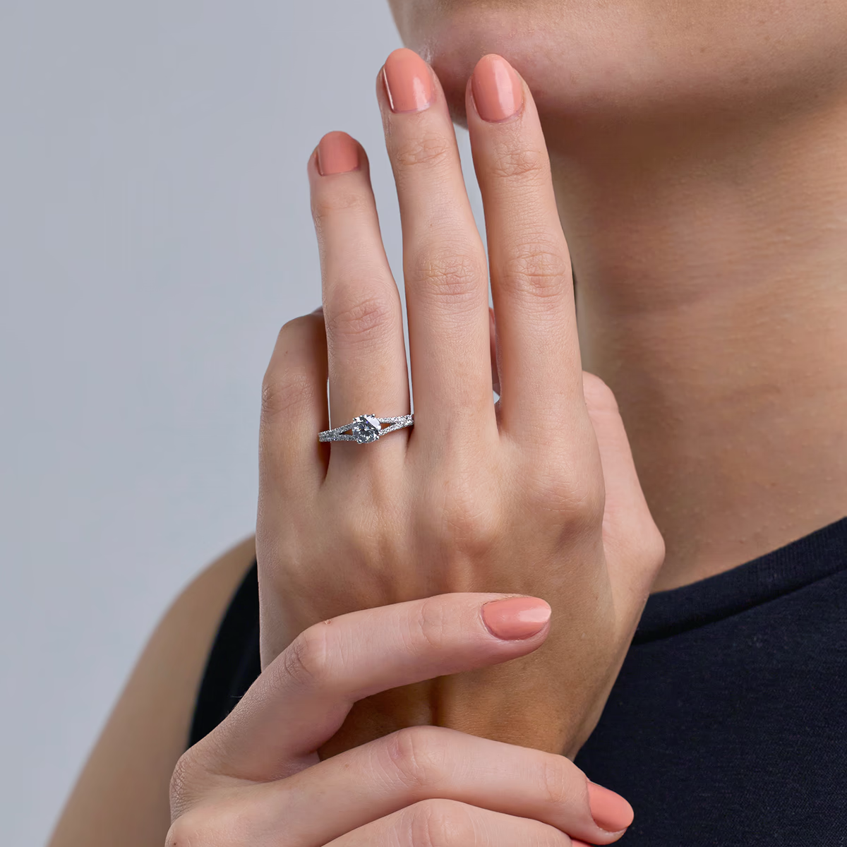 Astra Celestial Solitaire with Round Diamond