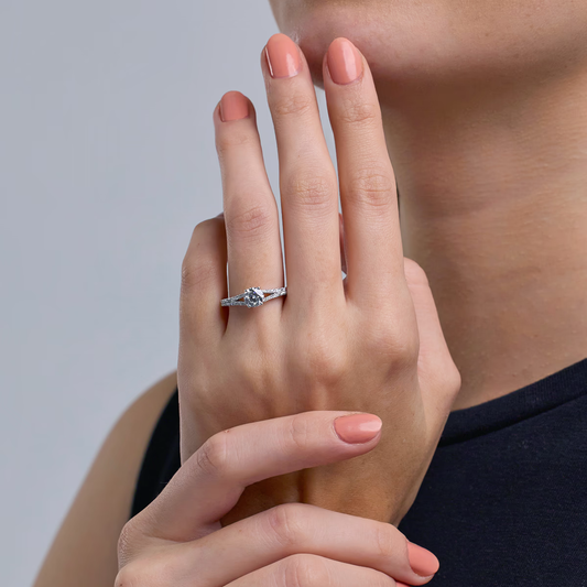 Astra Celestial Solitaire with Round Diamond