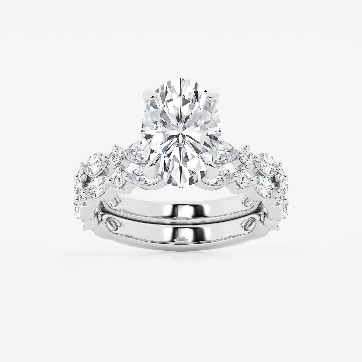 Zariah - Modern Grand Oval Solitaire Ring