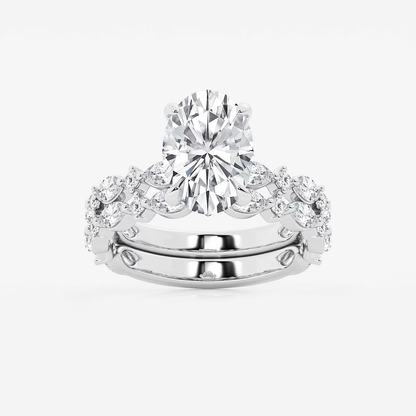 Zariah - Modern Grand Oval Solitaire Ring