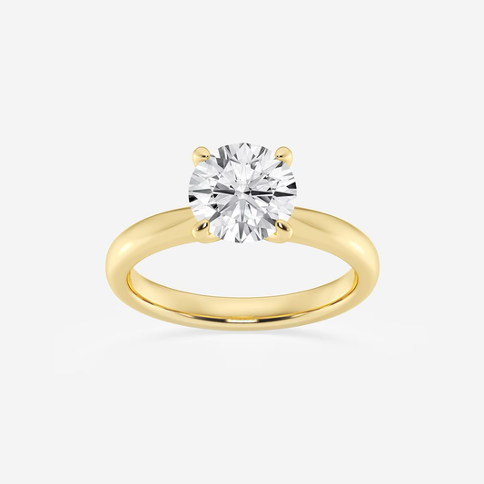 Eternal Grace Classic Round Diamond Solitaire Ring