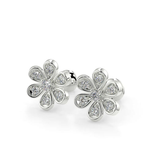 Daisy Delight G VS1 Lab Grown Diamond Stud Earrings