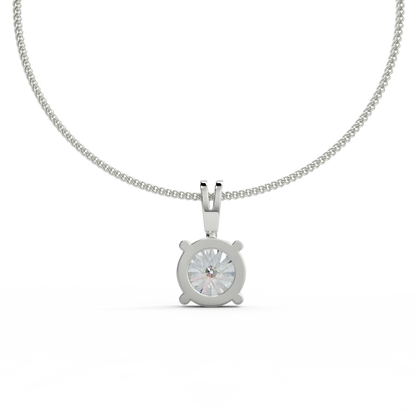 Contemporary Luxe F VVS2 Lab Grown Diamond Pendant