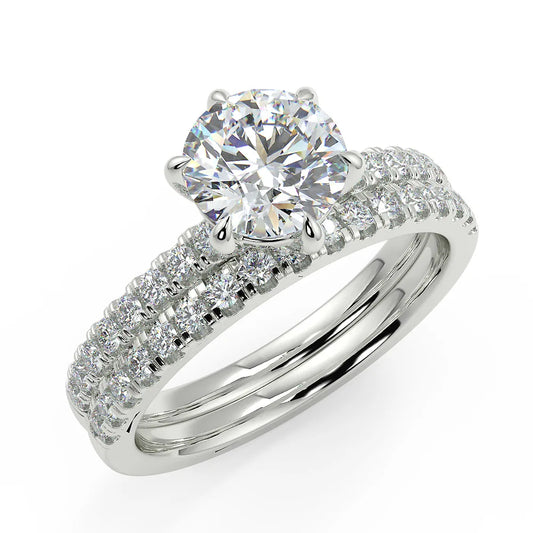 Eternal Union E VS1 Lab Grown Diamond Bridal Set