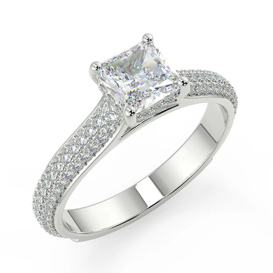 Regal Princess F VS1 Lab Grown Diamond Engagement Ring
