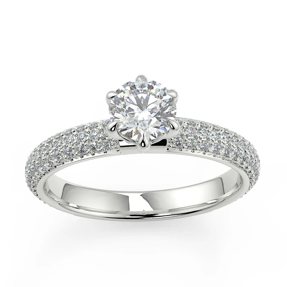 Sparkling Promise F VS1 Lab Grown Diamond Engagement Ring
