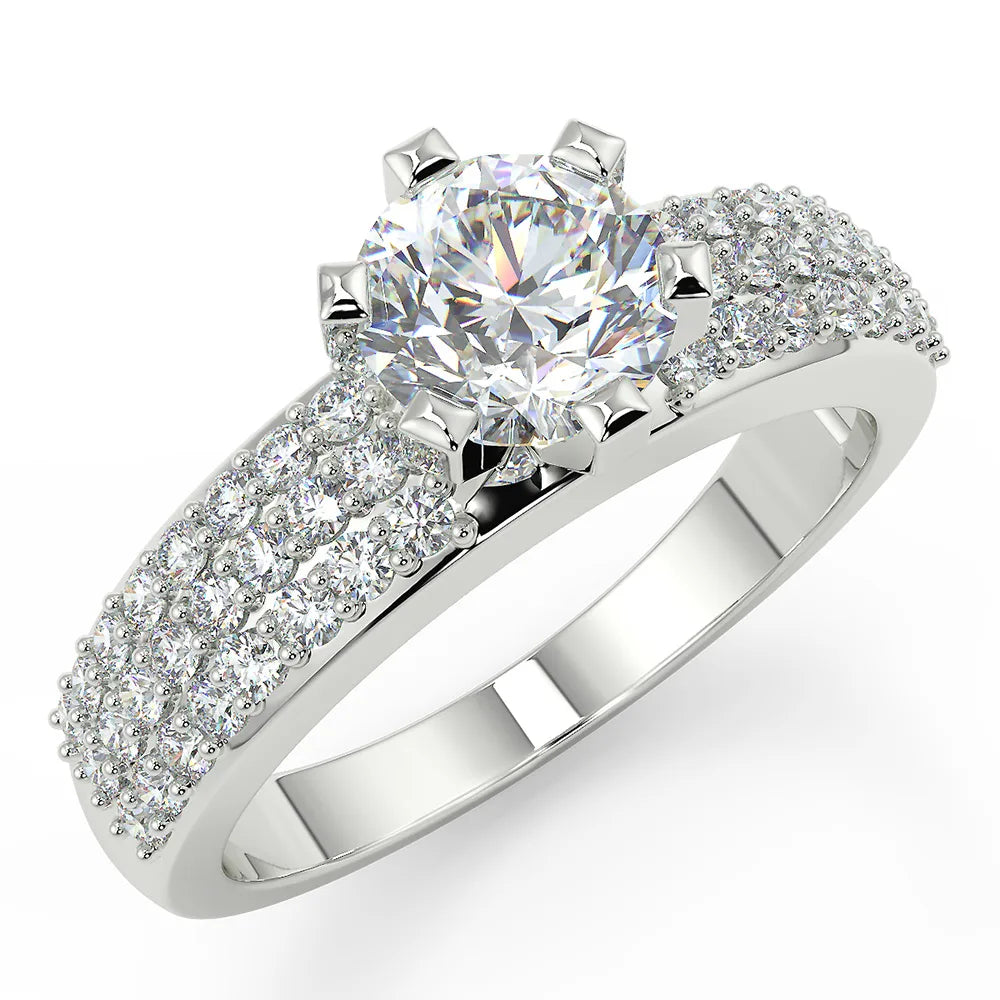 Ultimate Brilliance F VVS2 Lab Grown Diamond Engagement Ring