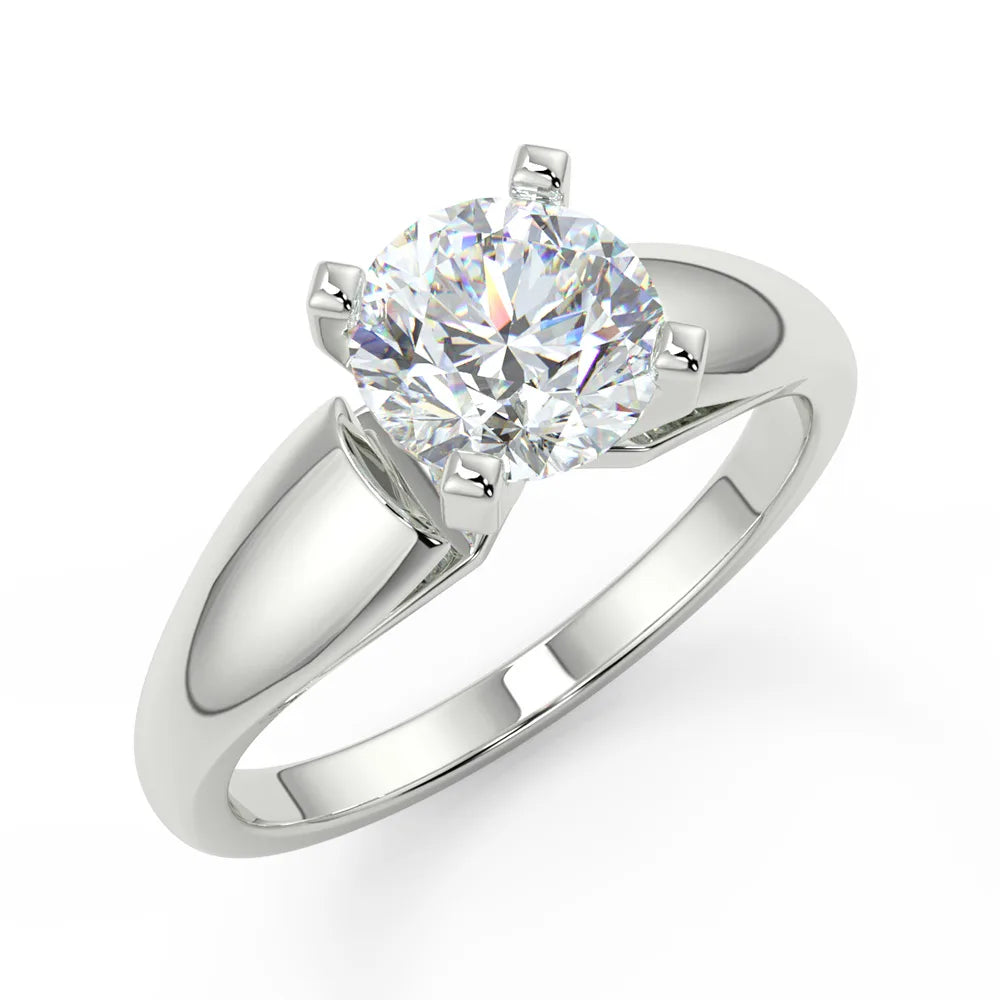 The Classic Radiance Solitaire Lab Grown Diamond Ring