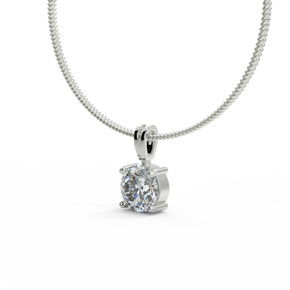 Contemporary Luxe F VVS2 Lab Grown Diamond Pendant