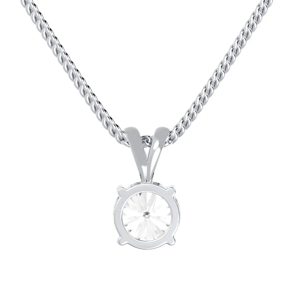 Twisted Halo G VS1 Lab Grown Diamond Pendant