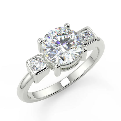 The Journey's Embrace" Lab Grown Diamond Engagement Ring
