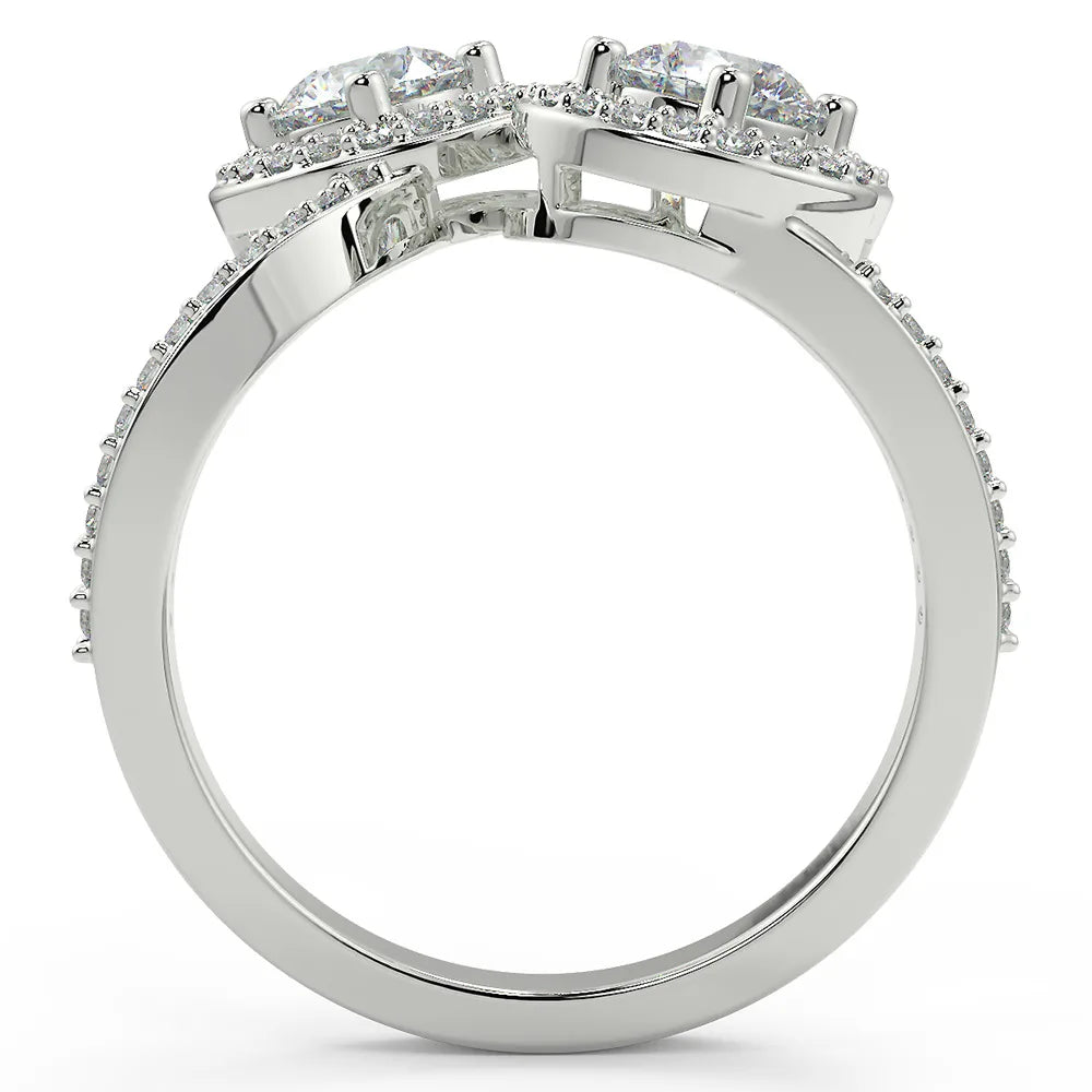 Twin Flame 2.3 Carat Lab Grown Diamond Engagement Ring