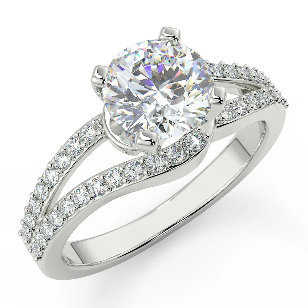 Eternal Embrace Lab Grown Diamond Engagement Ring