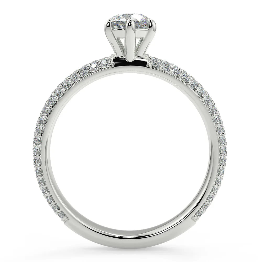 Sparkling Promise F VS1 Lab Grown Diamond Engagement Ring