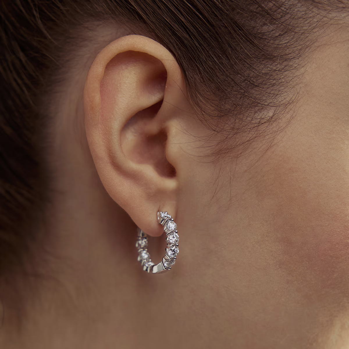 Nova-Glow-Lab-Grown-Diamond-Hoop-Earrings