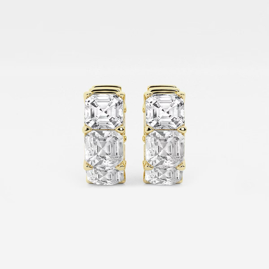 Zenith-Hoops-Chunky-Diamond-Asscher-Hoops
