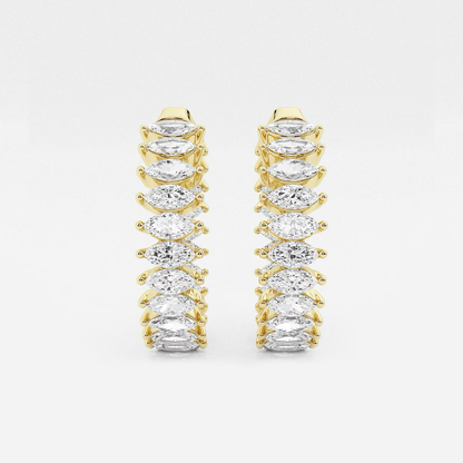Twilight-Band-Statement-Marquise-Diamond-Hoop-Earrings