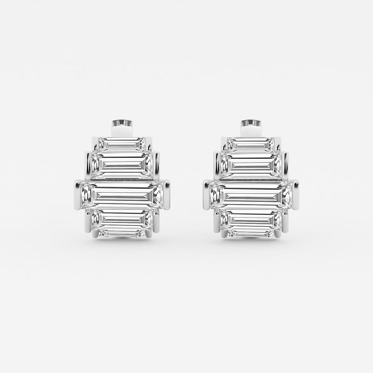 Prism-Aura-Sculpted-Baguette-Cut-Diamond-Hoops-in-White-Gold