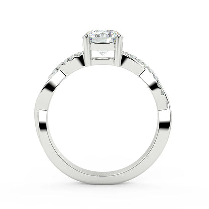 Modern Princess E VS1 Lab Grown Diamond Engagement Ring