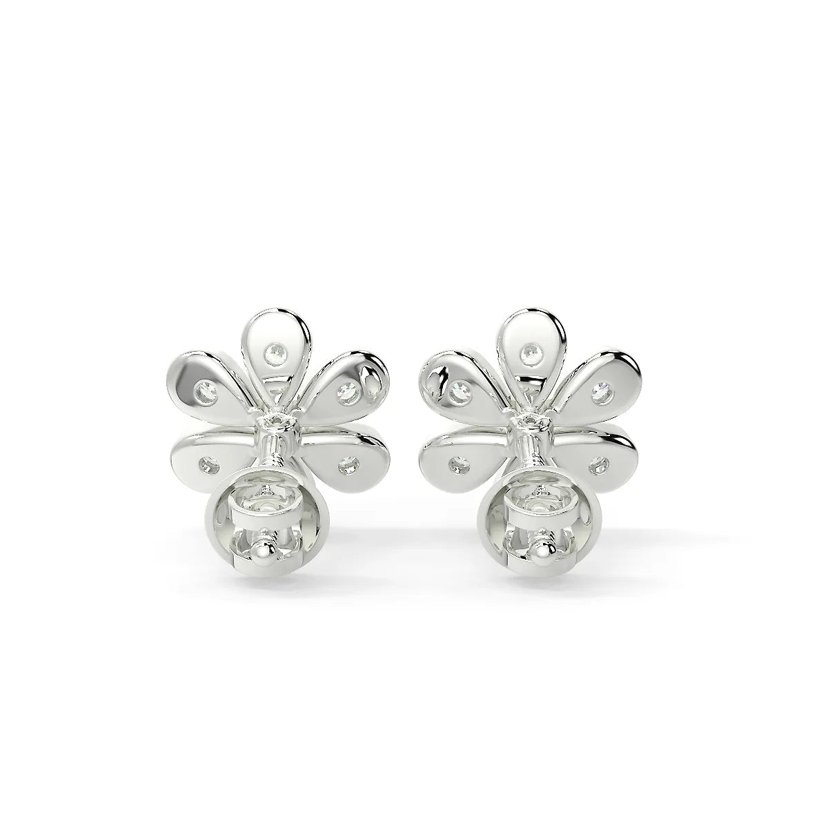 Daisy Delight G VS1 Lab Grown Diamond Stud Earrings