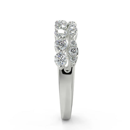 Graceful Duet E VS1 Lab Grown Diamond Band