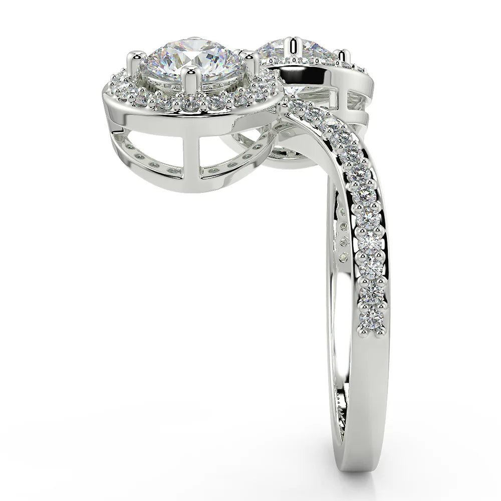 Twin Flame 2.3 Carat Lab Grown Diamond Engagement Ring