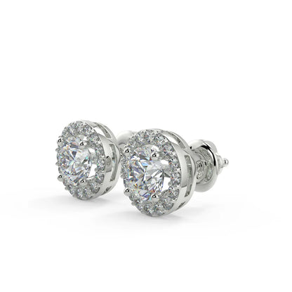 Trilogy Brilliance Lab Grown Diamond Stud Earrings