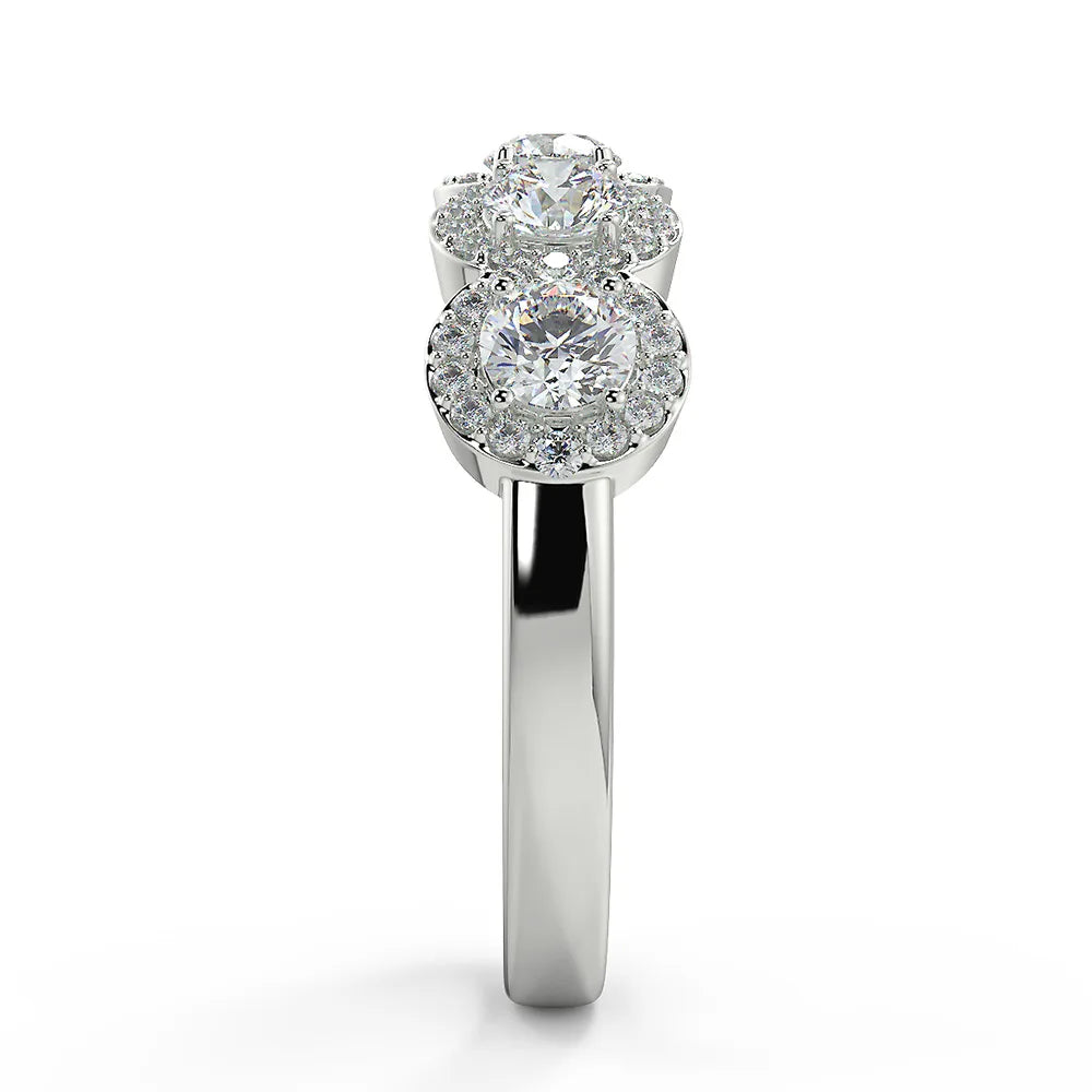 Glamorous Halo G VS1 Lab Grown Diamond Band