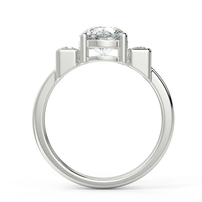 The Journey's Embrace" Lab Grown Diamond Engagement Ring