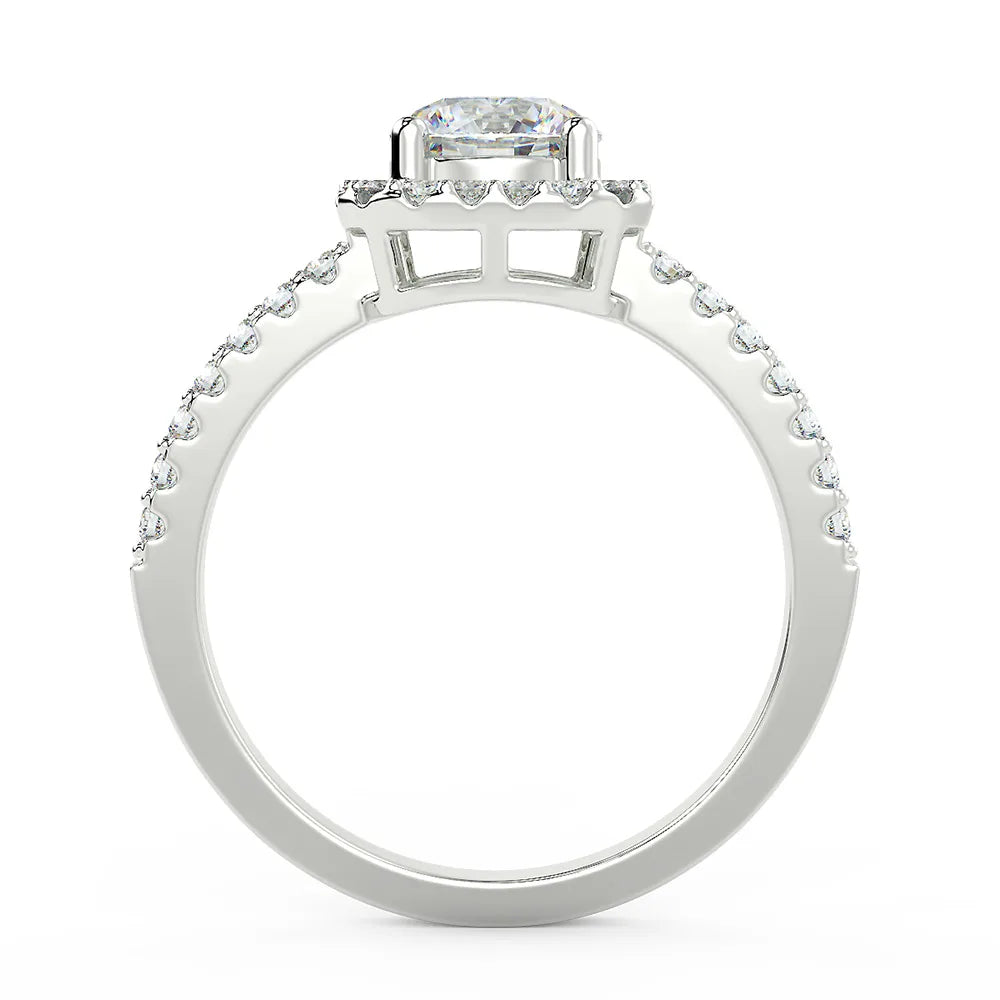 The Modern Promise Lab Grown Diamond Halo Solitaire