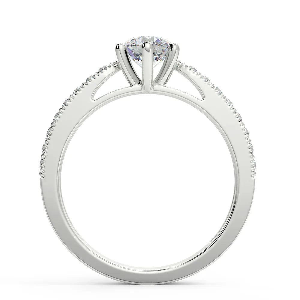 Vintage Sparkle E VVS1 Lab Grown Diamond Engagement Ring