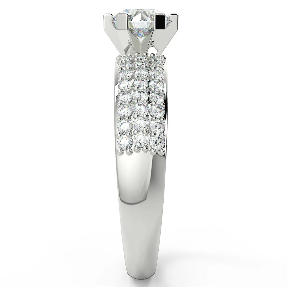 Ultimate Brilliance F VVS2 Lab Grown Diamond Engagement Ring