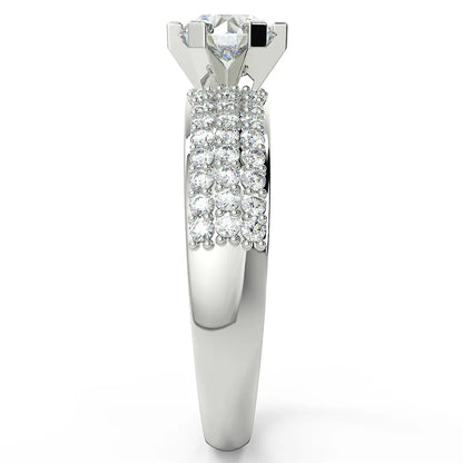 Ultimate Brilliance F VVS2 Lab Grown Diamond Engagement Ring