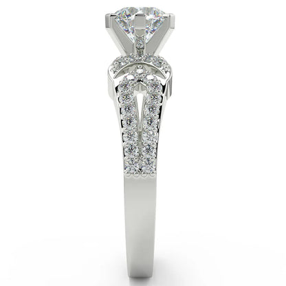 The Intertwined Sparkle Lab Grown Diamond Engagement Ring