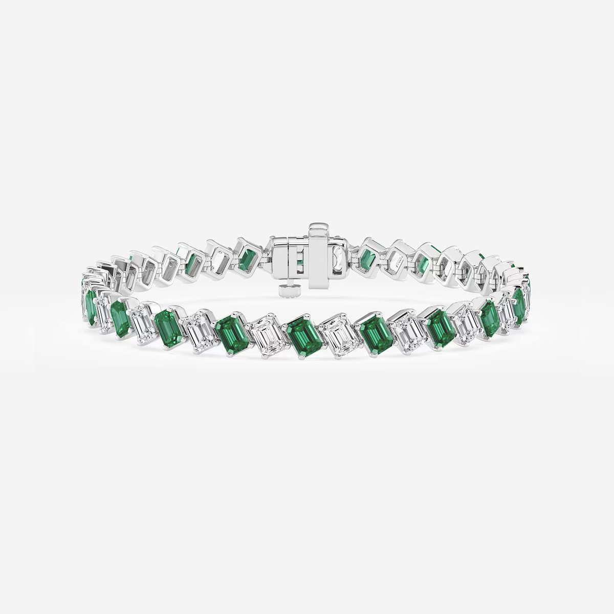 Twila-Diagonal-Emerald-Diamond-Tennis-Bracelet-for-Women