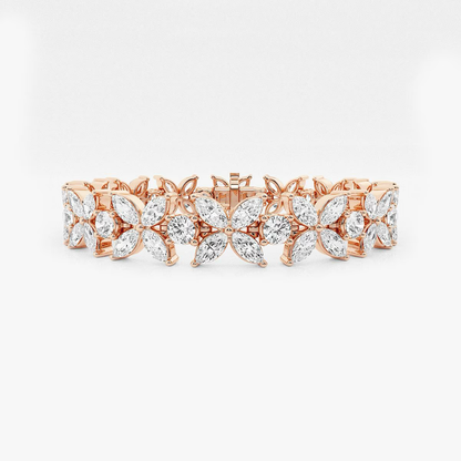 Spark-Arc-Sculptural-Diamond-Bracelet-in-Rose-Gold