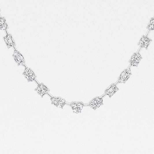Aurora-String-Mixed-Shape-Diamond-Tennis-Necklace
