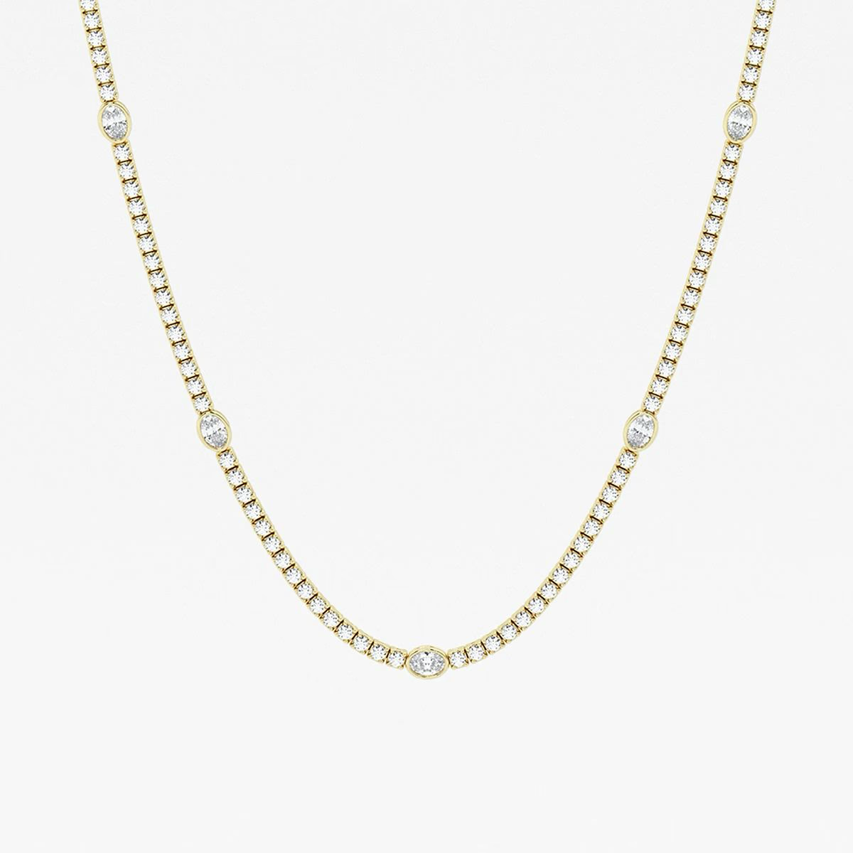 Nova-Clasp-Bezel-Set-Diamond-Tennis-Necklace