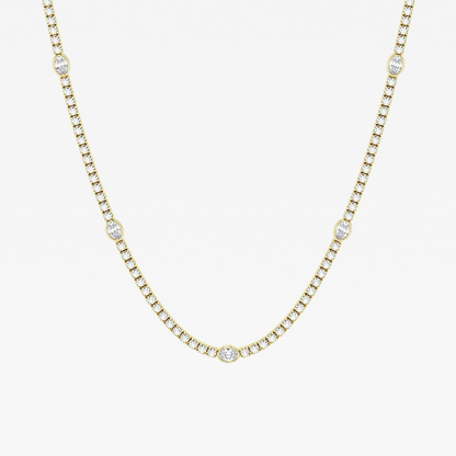 Nova-Clasp-Bezel-Set-Diamond-Tennis-Necklace