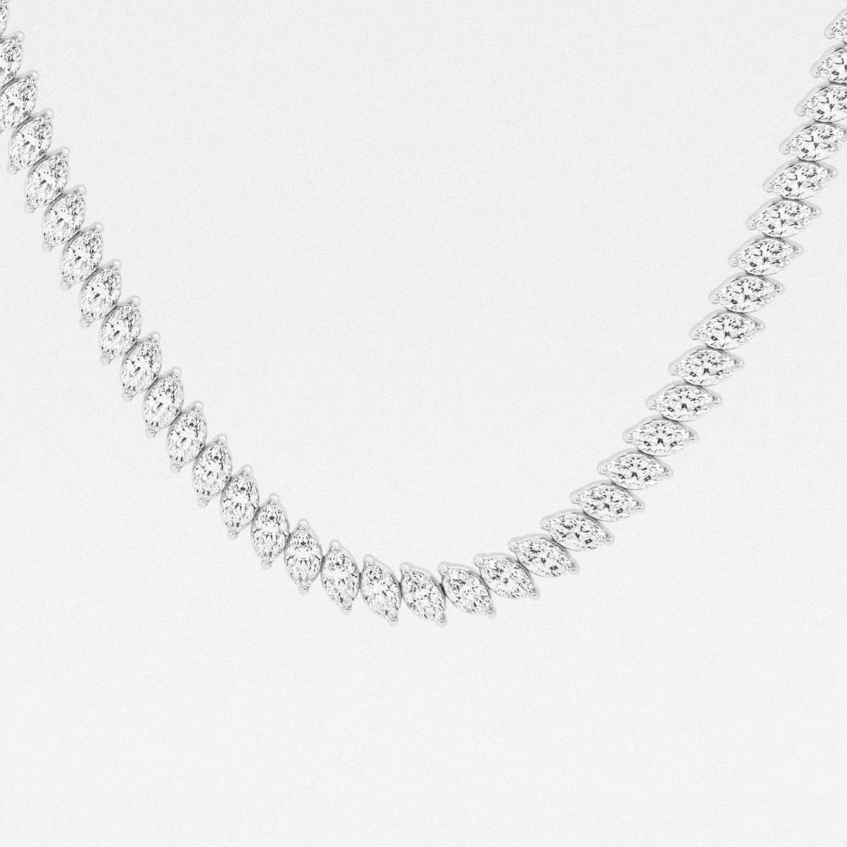 Twilight-Gleam-Marquise-Diamond-Tennis-Necklace