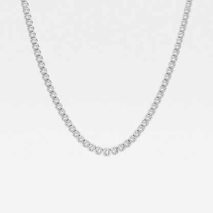 Prestige-Bezel-set-Emerald-Diamond-Tennis-Necklace