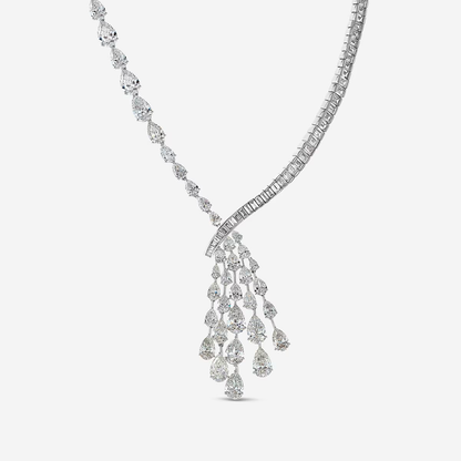 Celestara-Multi-Layer-Pear-Diamond-Statement-Necklace